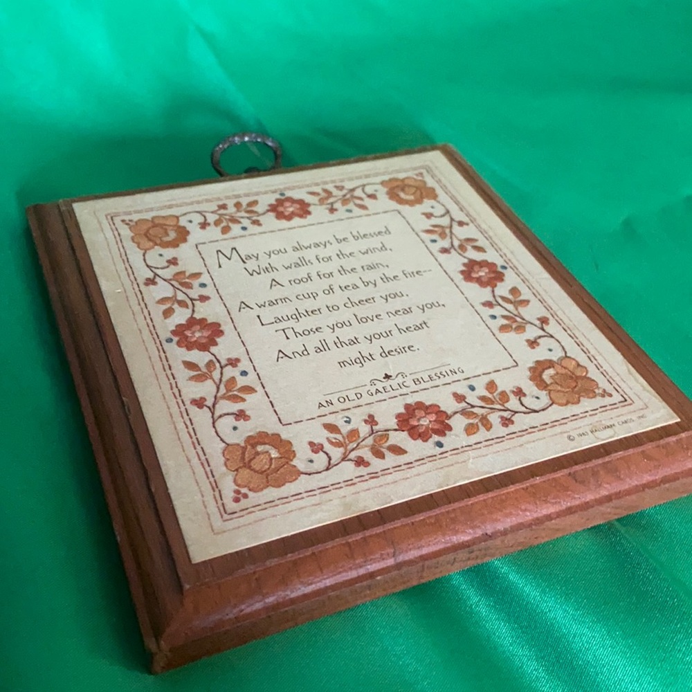 Gaelic blessing decor plaque